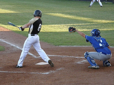 Image: Josh connects — Joshua Milligan gets a hit in the Area Championship game against Windthorst.