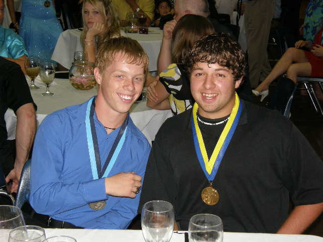 Image: Smart jocks —  Josh Milligan and Ivan Roldan are athletic bookworms.