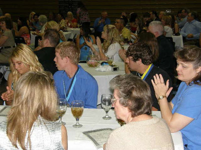 Image: Crowd pleasing — Parents and friends gather in support for their scholastic Gladiators.