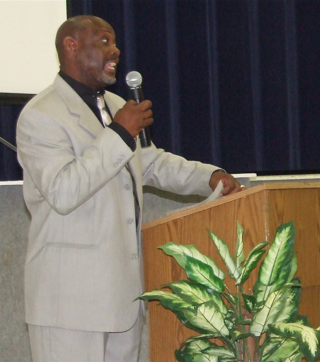 Image: Coach Otis Carter — Coach Carter was full of pride and had plenty of tales to reveal about the Milford athletes but when the tables turned and the players congratulated Coach Carter for receiving the Coach Of The Year award, suddenly, Otis was speechless!