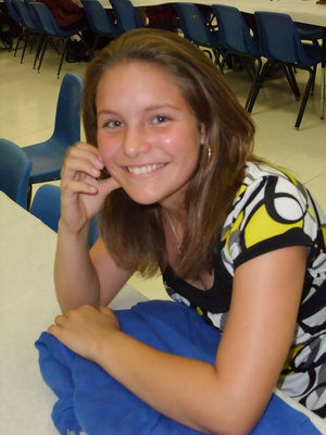 Image: Brittany Goss — Eighth grader Brittany Goss was one of Coach Carter’s dedicated student assistants.