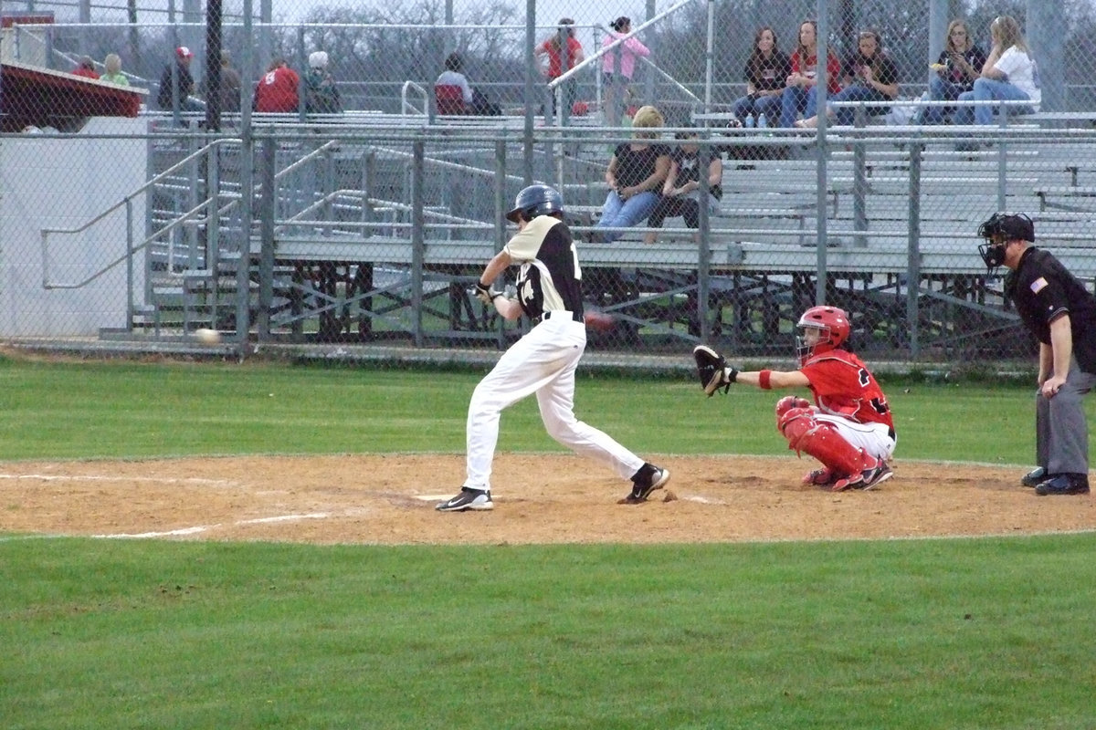 Image: Colten hit it far — Colten Campbell had a successful game against the Longhorns.