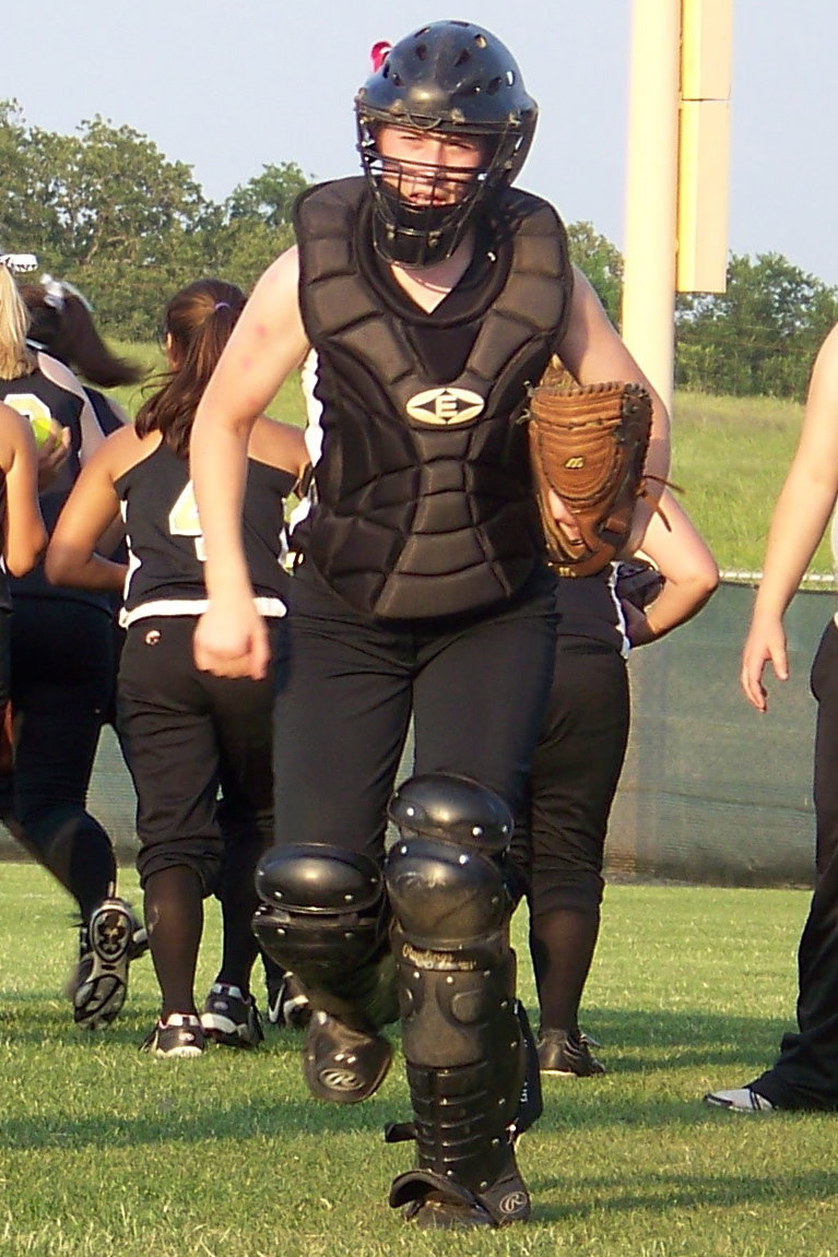 Image: Bump! — Bailey Bumpus enters the field ready for battle.
