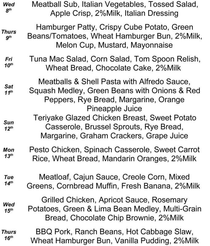 Image: July Menu, pg 2