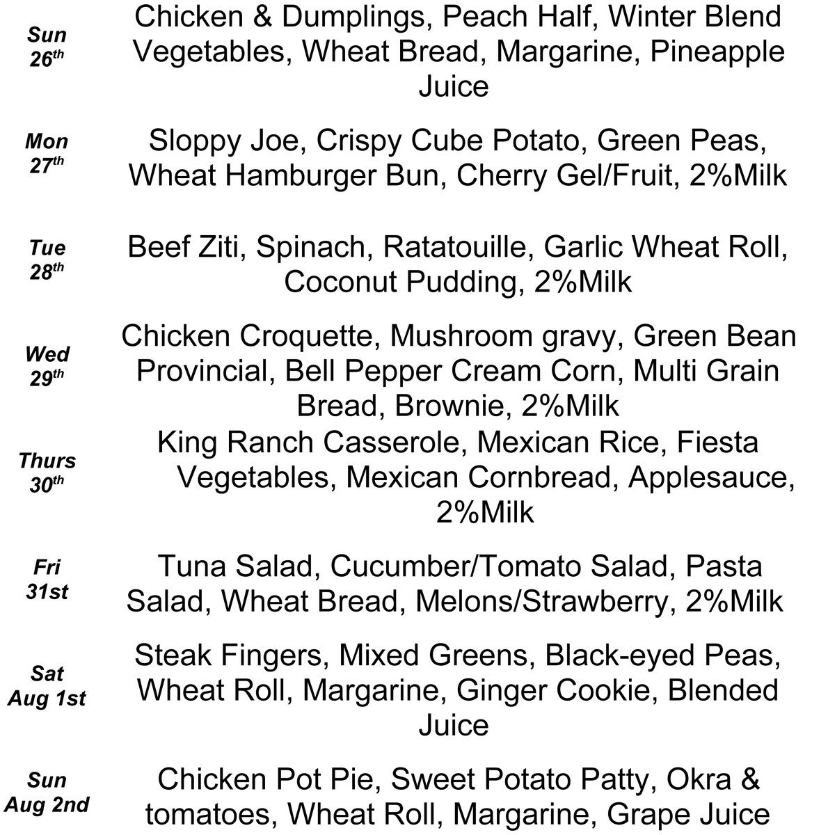 Image: July Menu, pg 4