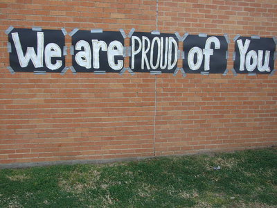 Image: Yes we are! — The writing is on the wall.