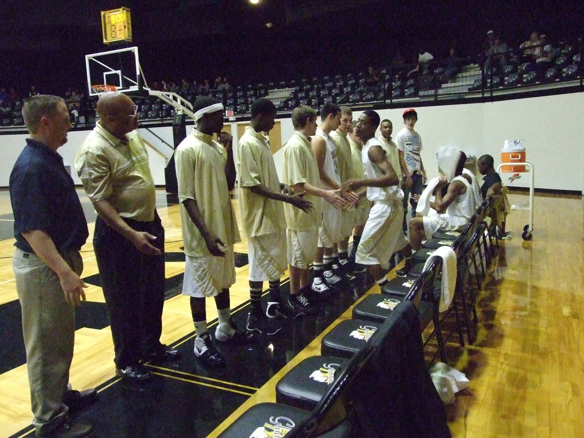 Image: Moore’s introduced — Darrin “Butter” Moore gets introduced to the fans to start the game against Dallas Faith Family.