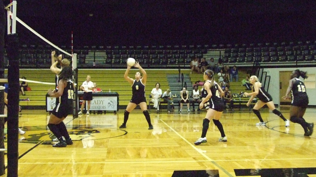 Image: Cori takes it — Senior Cori Jeffords gets ready to score for Italy.