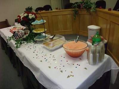 Image: Nice spread — The city employees went all out in preperation for Don’s retirement reception.