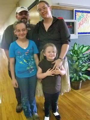 Image: The Burkes Family — Cheyenne Burkes is in the sixth grade this year and her sister Hannah Burkes is in pre-k and ready to learn!