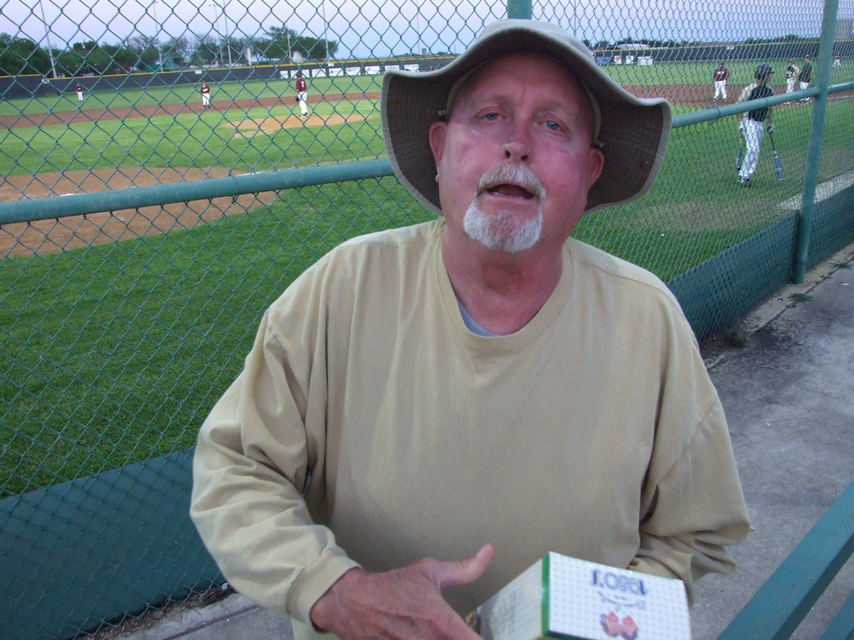 Image: Itson can twist — Longtime Gladiator fan, Bobby Itson, won the twisting contest and candy to reflect his early years.