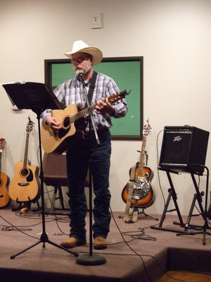 Image: Mike Recksick — Mike Recksick performed, Oh Lord and Christian Cowboy.