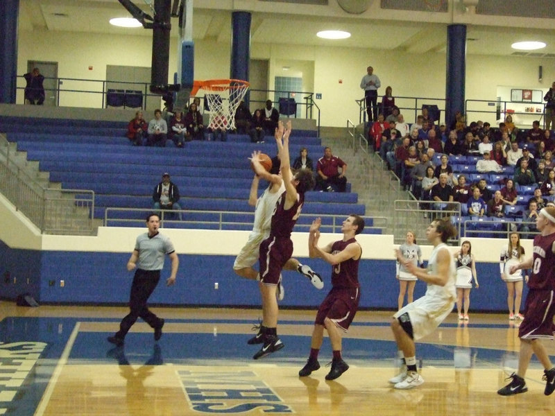 Image: Jase fouled — Jase Holden(3) was fouled by an Eagle and earned a trip to the free-throw line.