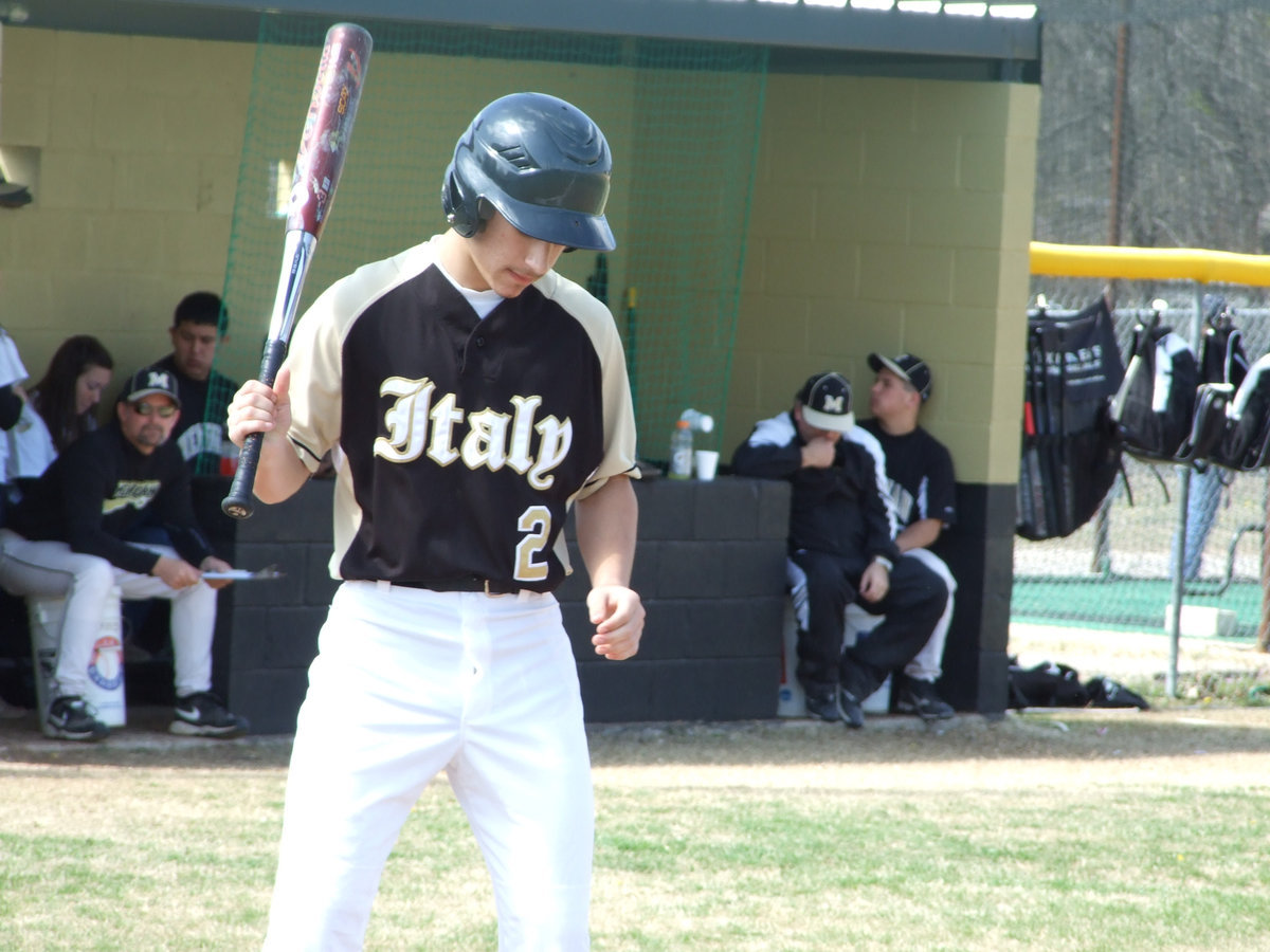 Image: Tony at bat — Tony Wooldridge (2) walked to 1st during the 4th inning.