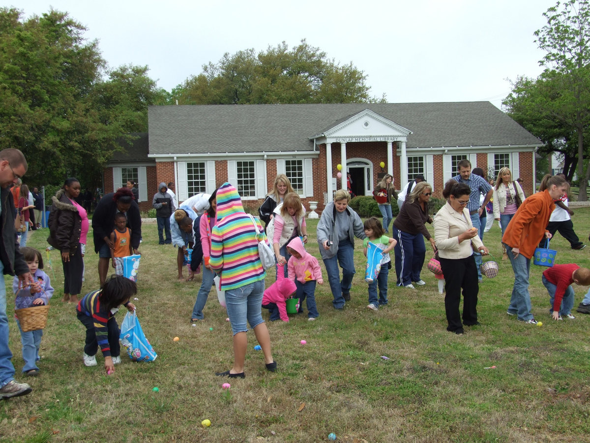 Image: Everybody is Here! — The East Egg Hunt is in full swing.