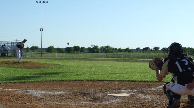 Image: Jasenio takes over — Jasenio Anderson picks up the ball in the 6th inning to finish the game.