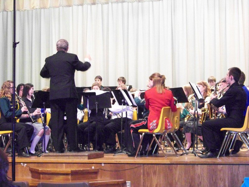 Image: The Symphonic Band — The Symphonic Band under the direction of Dennis Hopkins.