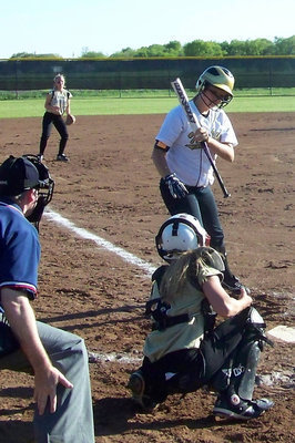 Image: Picky-Picky — Megan Richards stays patient at the plate and waits for the pitch she wants rip.