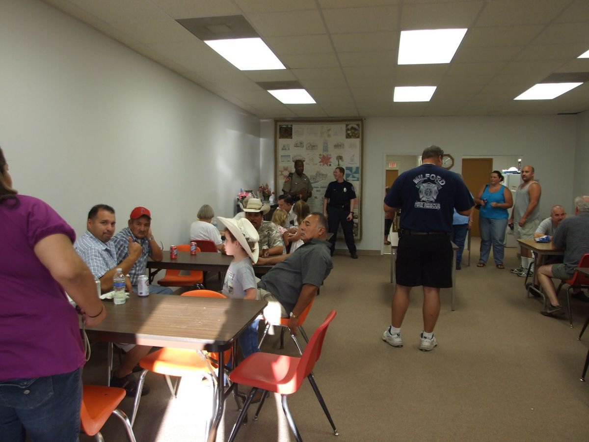 Image: Everyone Was Hungry — This was the place to buy the delicious barbeque sandwiches.