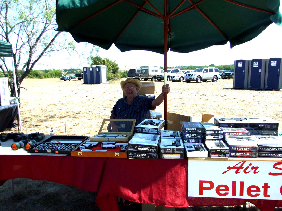 Image: Joe Schumaker — Joe has been selling his "Air Soft Pellet’ guns for about 10-12 years now. You can see him at craft shows or call him at 254-582-5443 if you are interested in his guns.