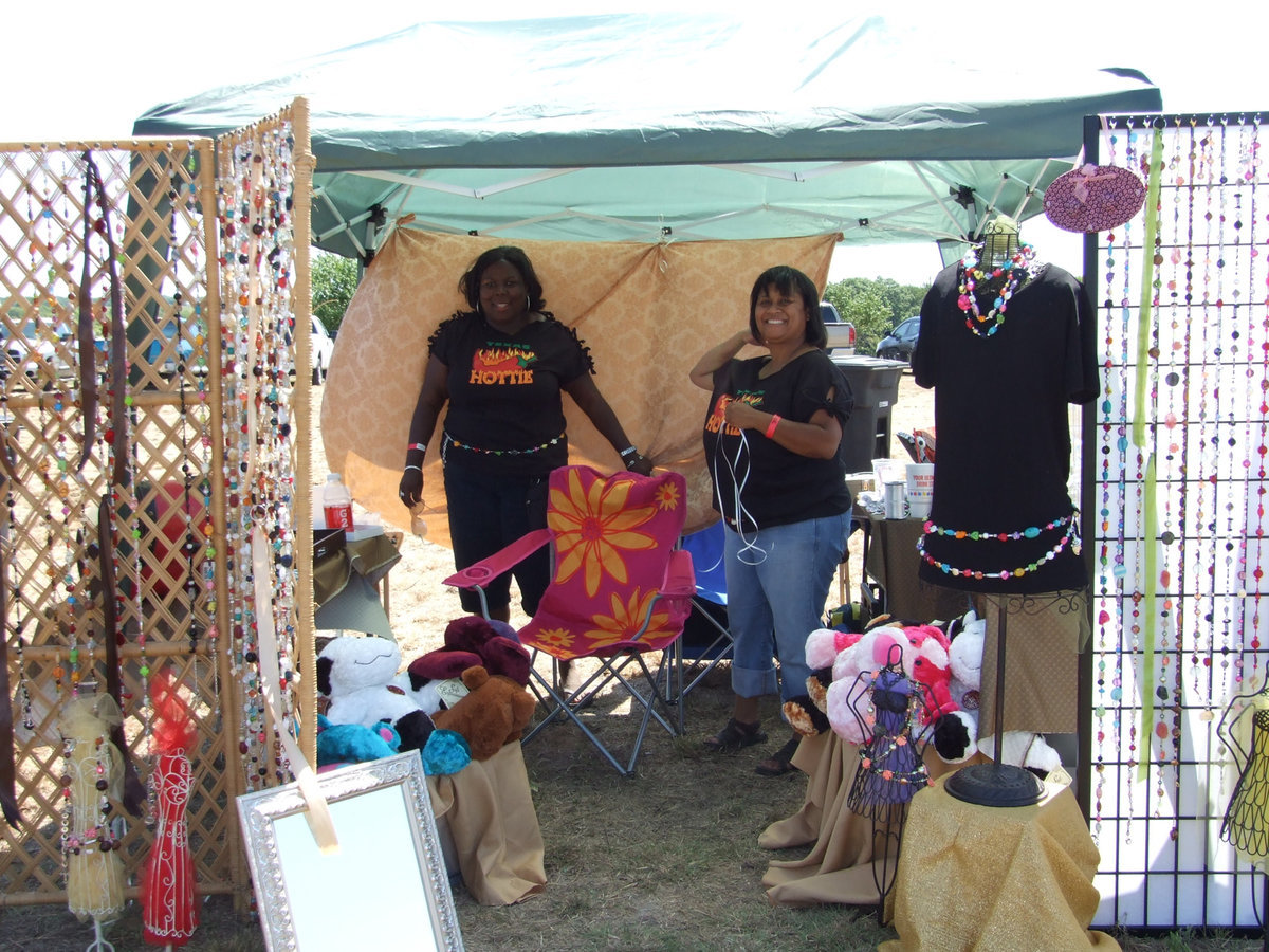 Image: First Impressions — First Impressions had a booth and they said, “We make beaded belts, decorative plates and frames.” If you would like to see more of their handmade items call Deanna Palmer at 469-556-7220.