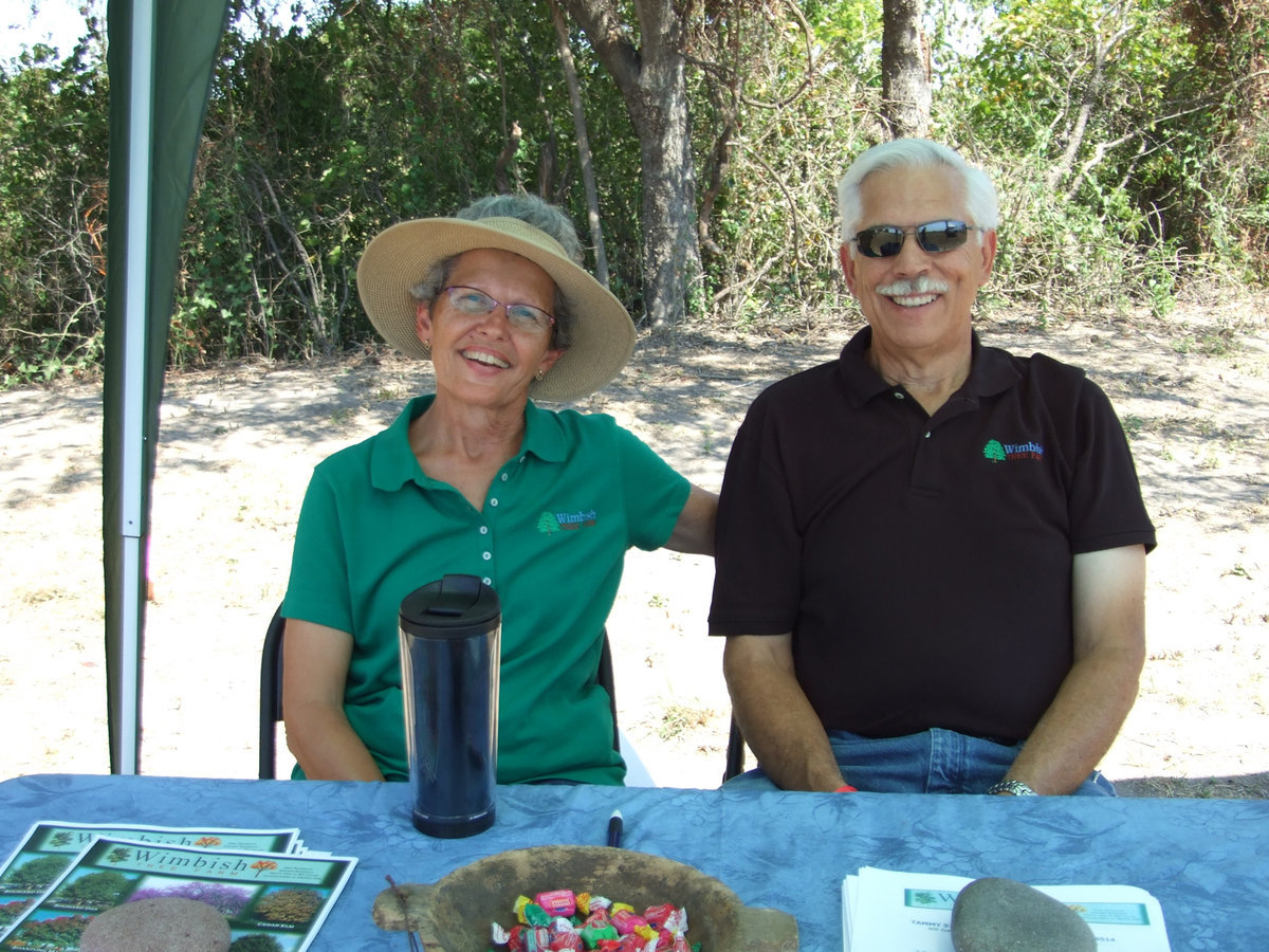 Image: Arvel and Gary Wimbish — “We own Wimbish Tree Farms in Milford. This is our sixth year in business and our first crop of trees. We sell to the public to landscapers and corporations and have over 6,000 trees they can chose from,” explained Gary Wimbish.