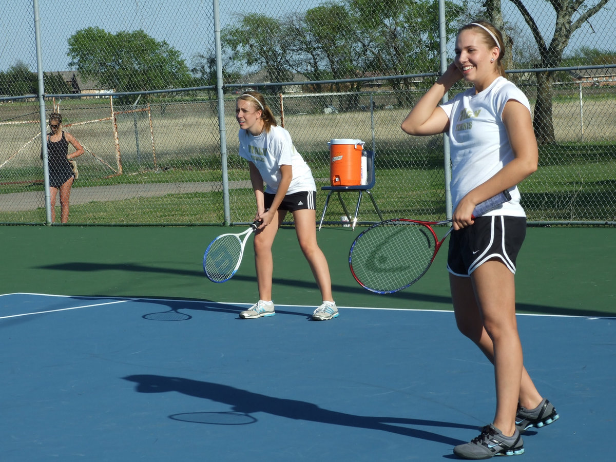 Image: Lexie and Becca — One girl’s tough as iron and the other is strong as steel…if the left one doesn’t zip it past you the right one will.