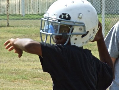 Image: Eric “Flash” Carson — Will be the 8th grade quarterback this season.