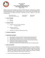 Image: Agenda: December 13, 2010 Italy City Council Meeting Page 1