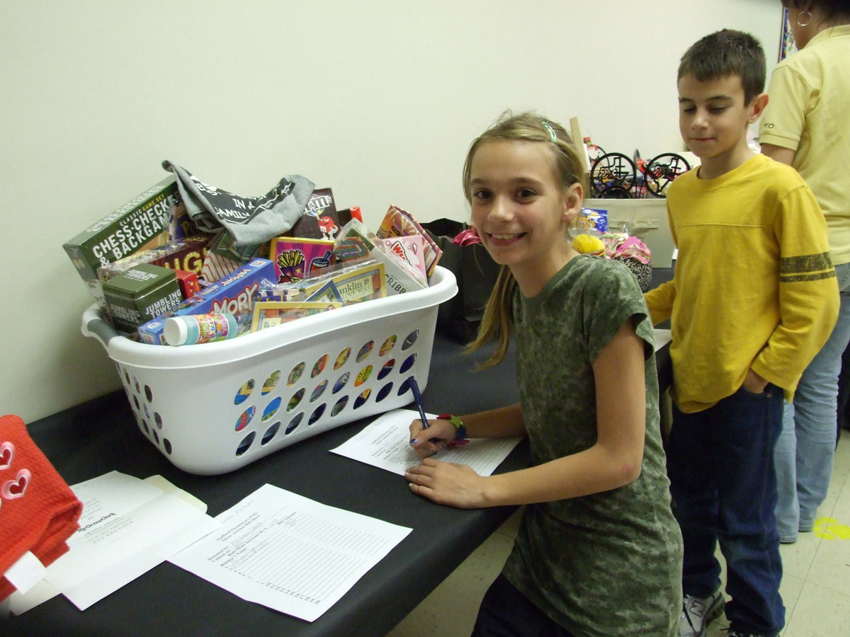 Image: “Game” basket was wanted — Cassidy Svehlak wanted that game basket.