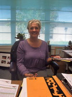 Image: Tammy Wallis — Principal Wallis is proud to introduce new computer programs to help her students learn.