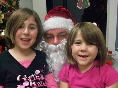 Image: Sisters love Santa too