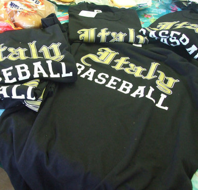 Image: Italy Baseball Shirts — You gotta have one of these.  Only $12 and the fashion to wear for every Gladiator fan.