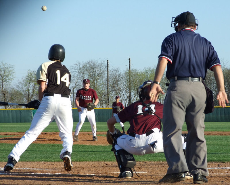 Image: Colton Campbell — Gladiator sophomore, Colton Campbell, hit a home run over the fence in Grand Prairie on Thursday night. Their season has just begun and already 3-0.