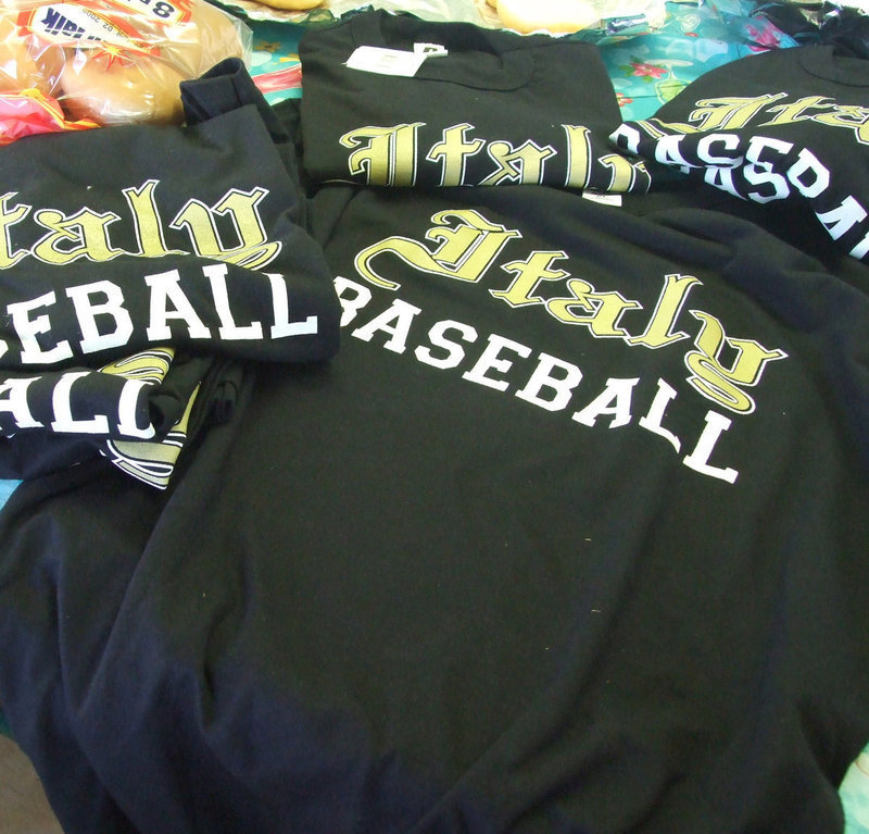 Image: Baseball shirts, $12.00 — Gladiator Baseball T-shirts can be purchased from the concession stand during home games. The T-shirts cost $12.00 each and after their 30-2 opening day win, your shirt could be a collector’s item someday.