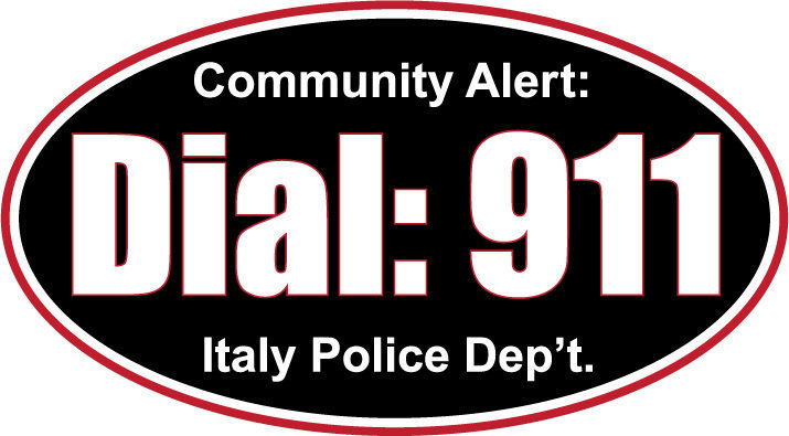 Image: Dial 911 — Dial 911 immediately if anyone is knocking on your door that makes you feel unsafe. Keep your doors locked and do not give them any money.