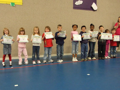 Image: Aren’t They Proud? — Mrs. Sprayberry’s class completed all their homework for the past six weeks.