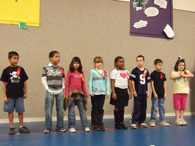 Image: Second Graders — These second graders were all on the A/B honor roll.