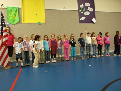 Image: First Graders All A’s — These first graders were all on the A honor roll.