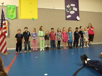 Image: Second Graders All A’s — These second graders were all on the A honor roll.