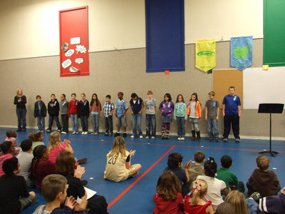 Image: Fourth Graders All A’s — These fourth graders were all on the A honor roll.