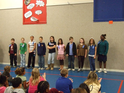 Image: Fifth Graders All A’s — These fifth graders were all on the A honor roll.