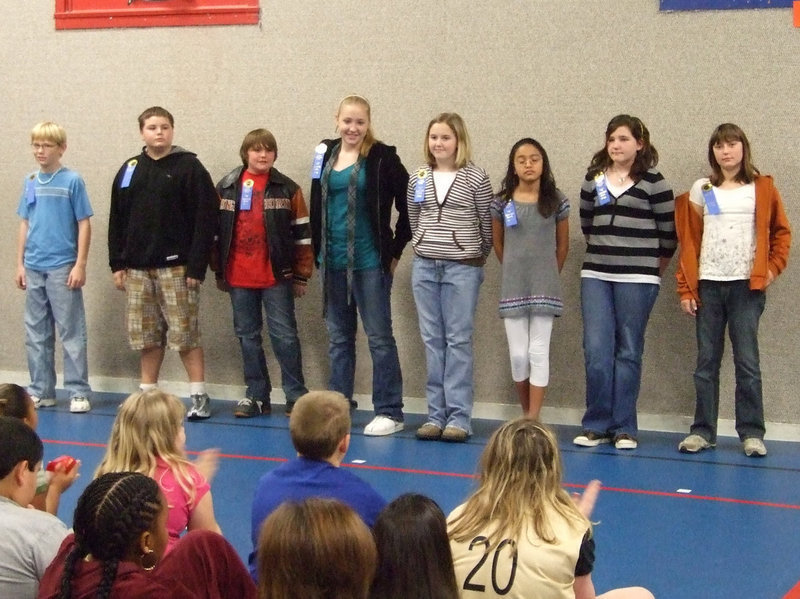 Image: Sixth Graders All A’s — These sixth graders were all on the A honor roll.
