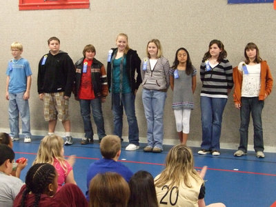 Image: Sixth Graders All A’s — These sixth graders were all on the A honor roll.