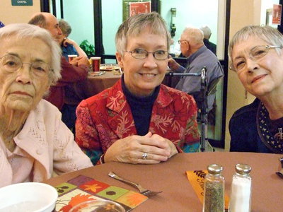 Image: The Girls — Ida Marie Sharp was so lucky to have her two daughters, Donna Moore and Barbara Simmons join her for the Thanksgiving celebration.