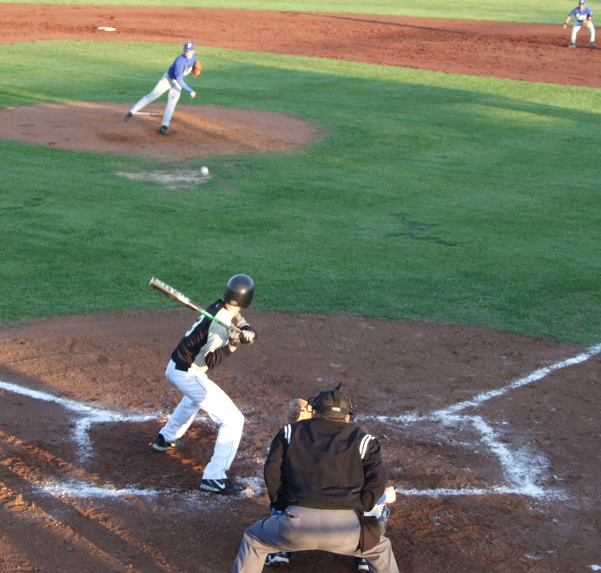 Image: Polar frost — Jase Holden watched that pitch all the way down.