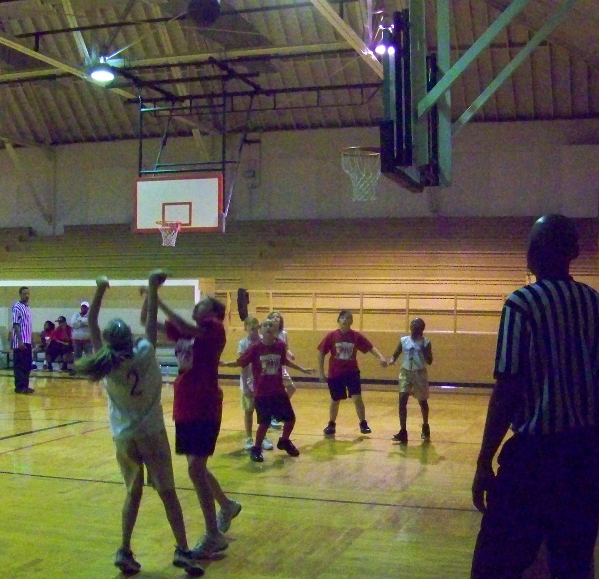 Image: Hannah Washington — Hannah Washington #2 (5th grade) takes the jumper. Washington scored 3-points in the game against Hillsboro Red.