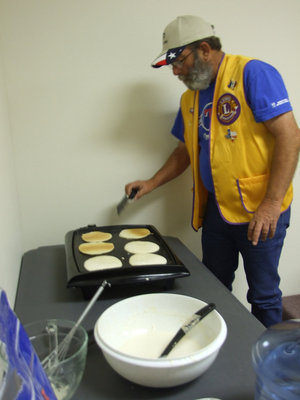 Image: Mark is Flippin’ Pancakes — Those pancakes are just about ready to eat!