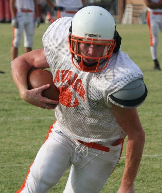 Image: Plowing ahead — The Avalon Eagles chewed up the Bynum turf on Friday.