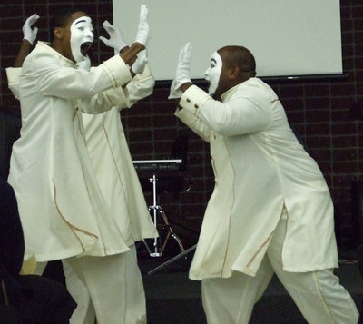 Image: Mt. Gilead Mime Troupe — The Mt. Gilead Mime Troupe performed and took the audience by storm.